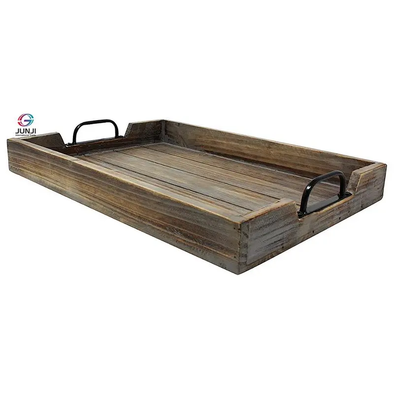 Wooden tray wooden serving tray