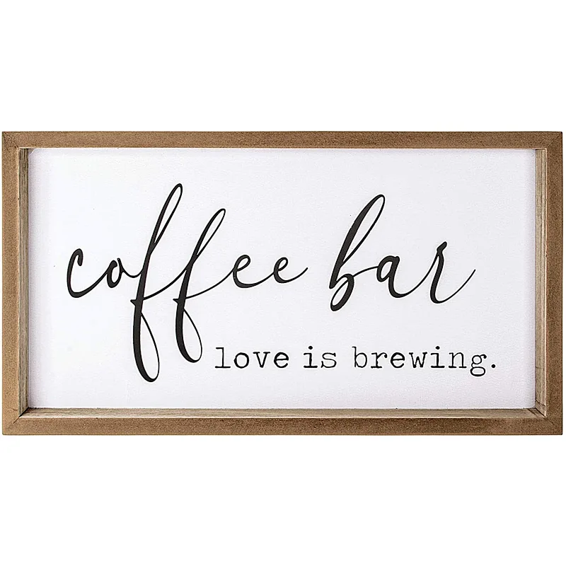 Coffee Sign|Coffee Bar Sign | Kitchen Wall Decor Sign