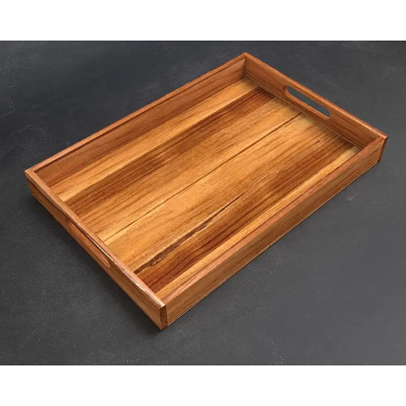 Nordic rustic handmade wooden  tray
