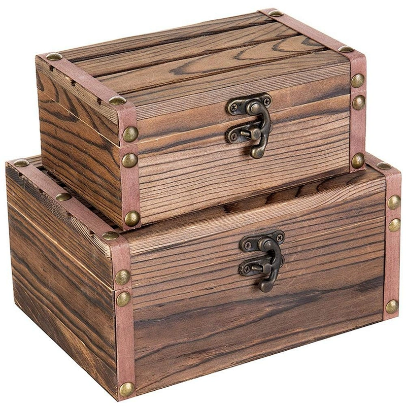 Decorative Nesting Boxes/Jewelry & Trinket Storage Chests,wooden boxes,wooden carved gift box