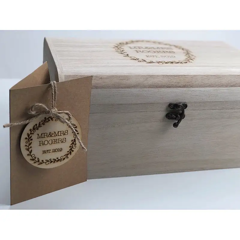 Wedding Keepsake Box Personalised