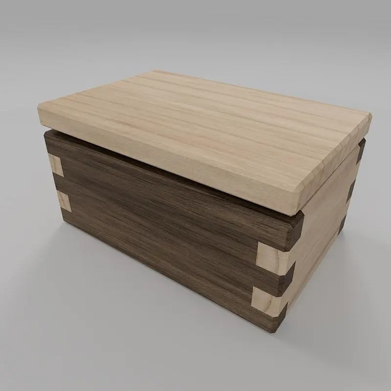 Wooden wedding card box custom wooden gift box wooden storage box