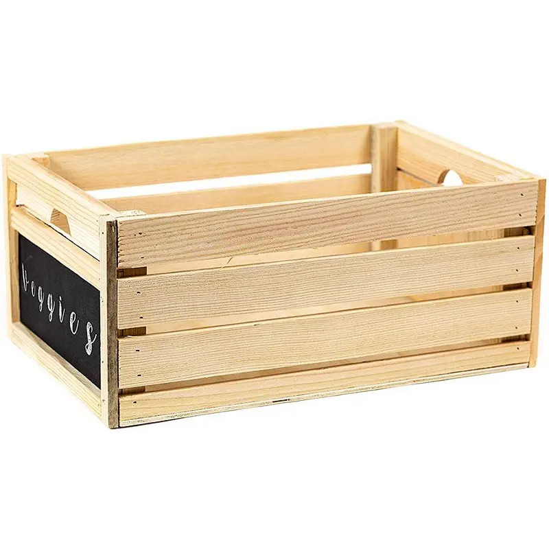 Decorative Wood Crates,At Home on Main Rustic Chalkboard Wood Crates, Handmade