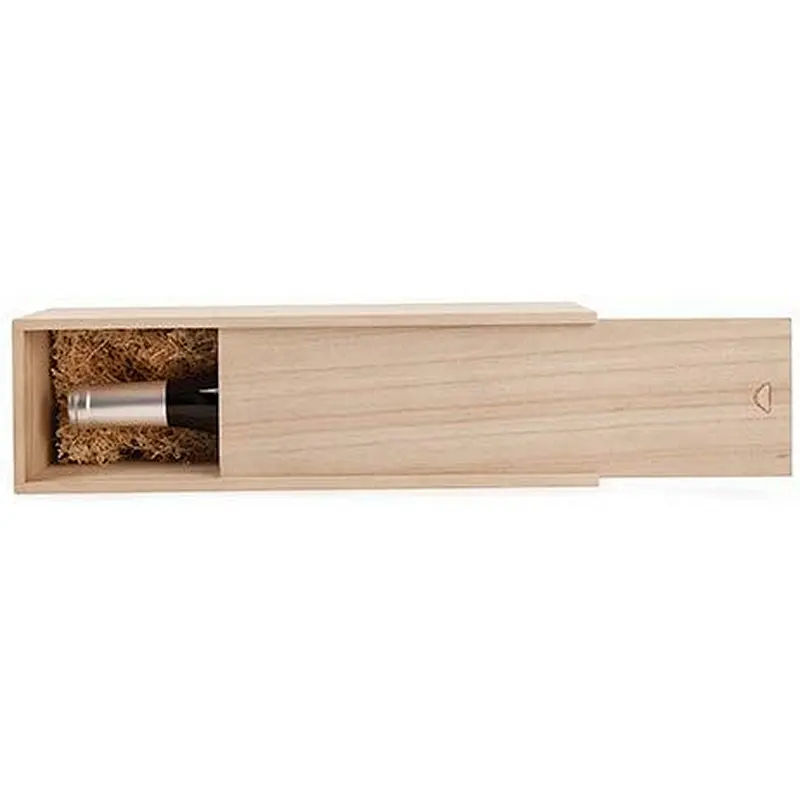 Wood wine box single wooden essential oil box custom wooden gift box