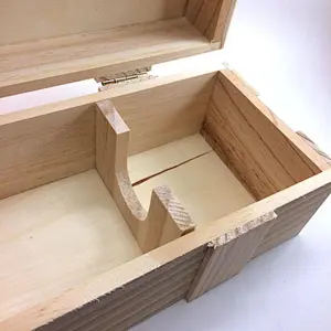 Custom Rustic Wood Storage Box wine bottle rack