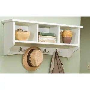 Storage Wall Coat Hook with Cubbies