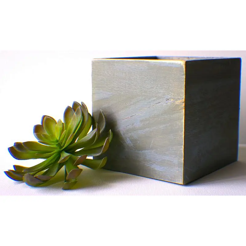 Wooden Box for centerpieces DIY Wedding Planter Flower rustic pot Square vases for wedding Top table decor Wooden boxes