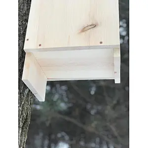 Wood duck house nesting box durable wooden bird house