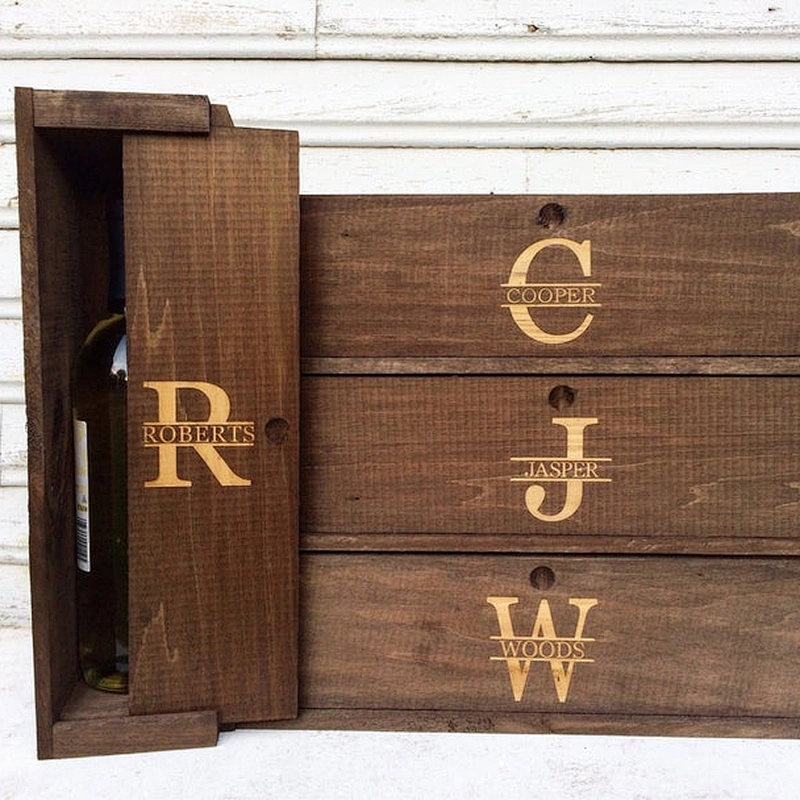 Wooden Wine Bottle Box 2020