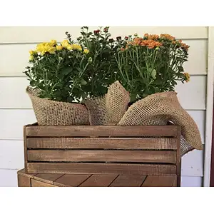 Rustic Wood Crate Table Centerpiece for Fall Decor