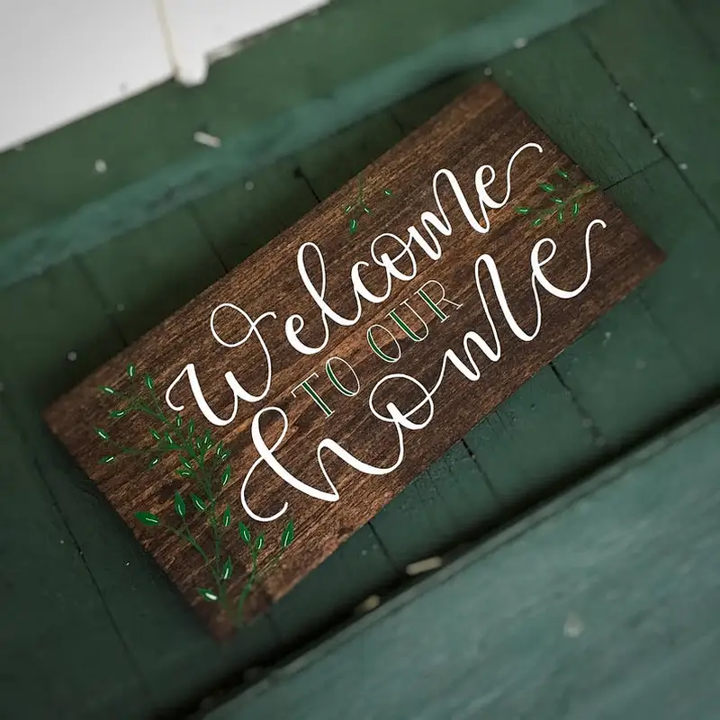Wedding wooden sign  for writing wooden sign plaque blank  customize sign in wood any color any size