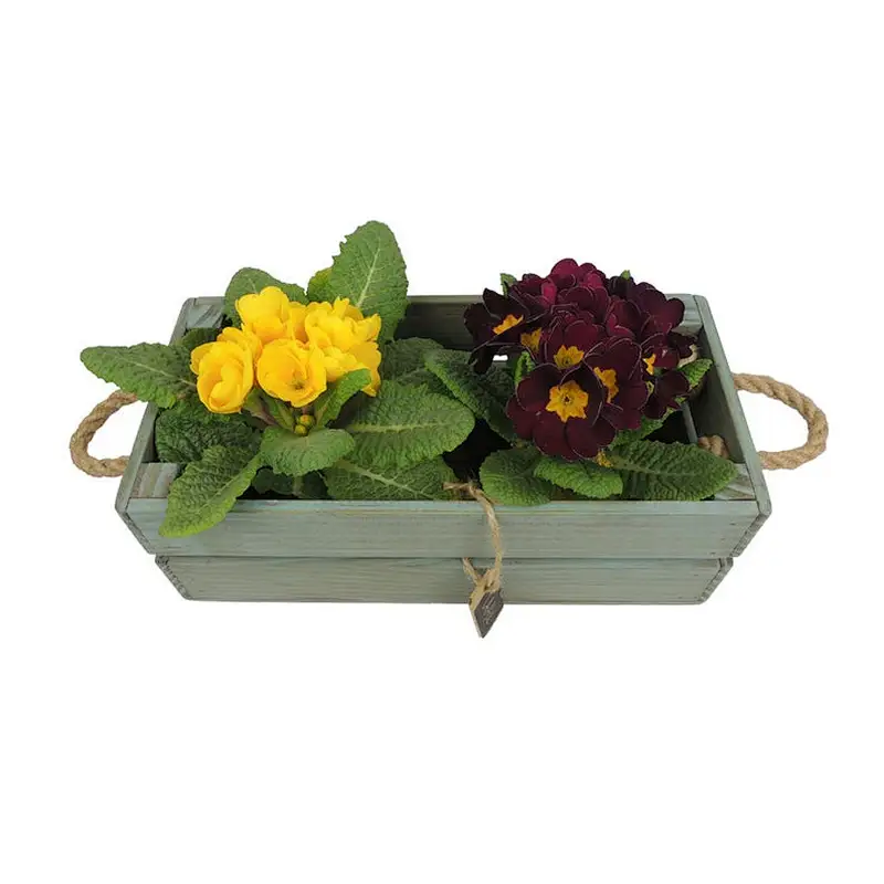 Wooden crate Wooden box Crate gift box Flower box
