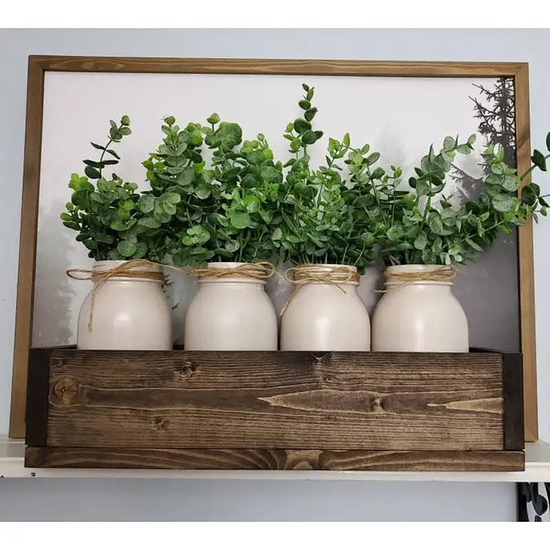 Mother's Day Gift, Indoor Herb Garden  Herb Planter  Farmhouse Decor  Indoor Planters