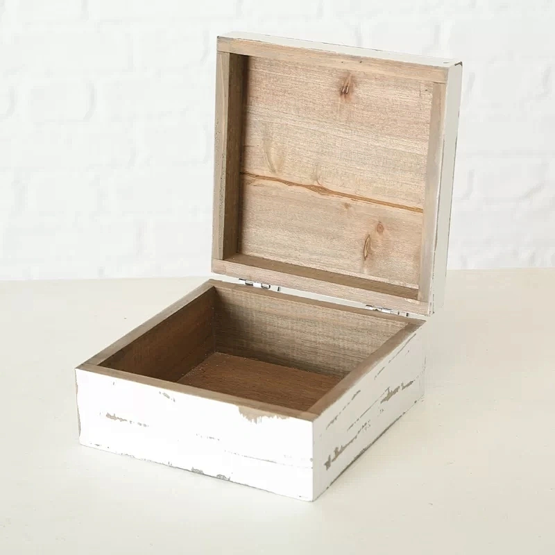 rustic personalized customized big storage boxwooden box lid handle Anchors Away 2 Piece Solid Wood Box Set