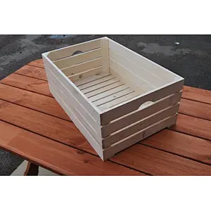 Wooden Crates with rope Handles Home rustic decor