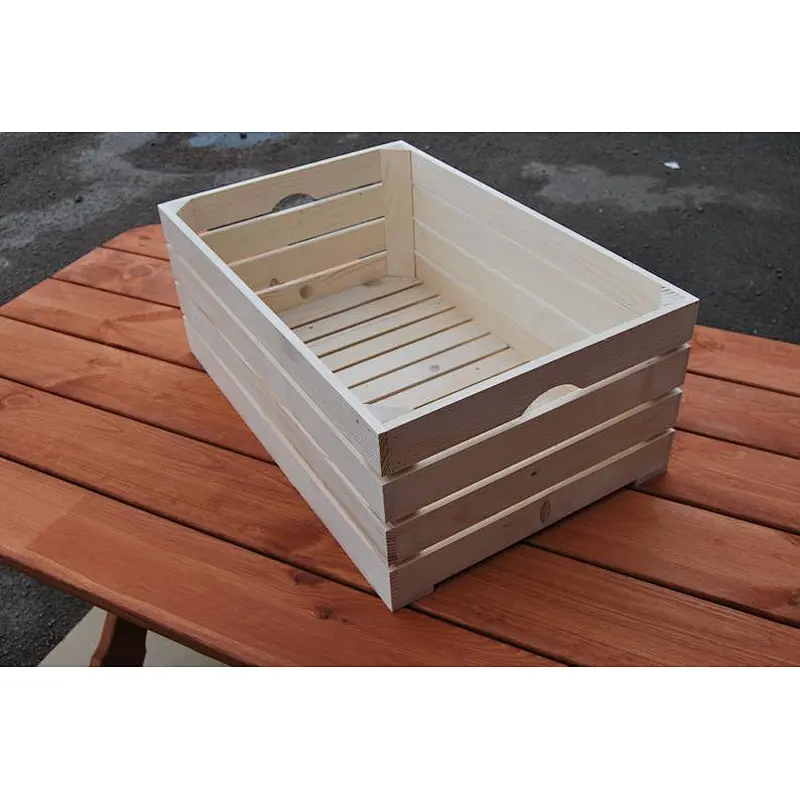 Wooden Crates with rope Handles Home rustic decor