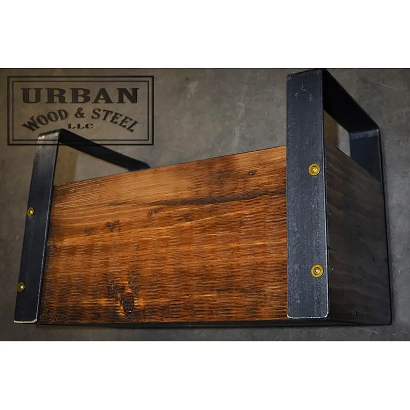 Reclaimed Barn Wood Tool Crate and Wine Carrier