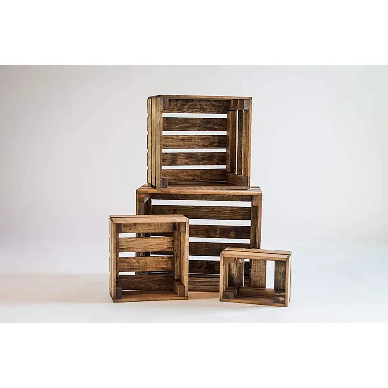 Handmade popular  Rustic Crates Storage Box Display box