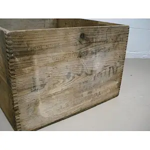 Vintage VERY LARGE CRATE Wood Shipping Box