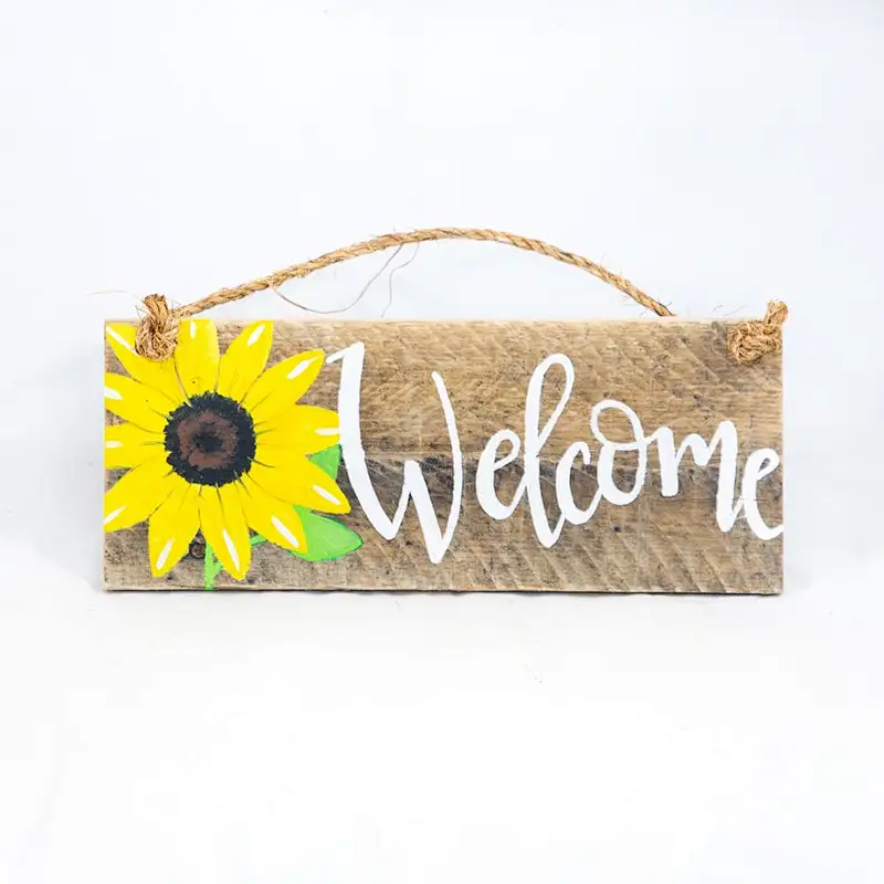 2020 Home Decor Wood Sign for Christmas customize sign in wood wooden sign with for writing marking board on wood