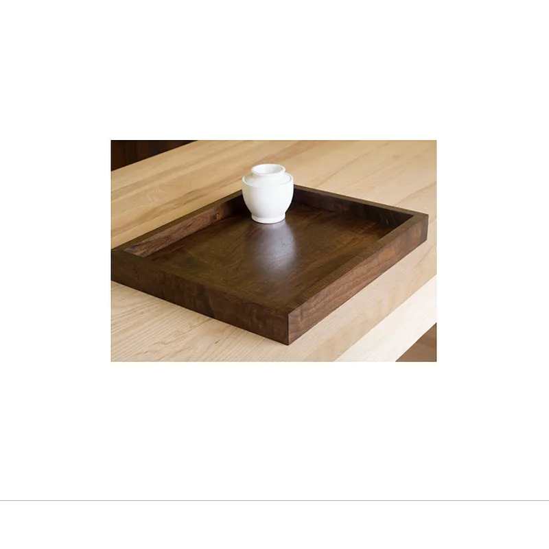 Wooden Serving Trays Serving Trays for Ottomans Wooden Tray With Handle