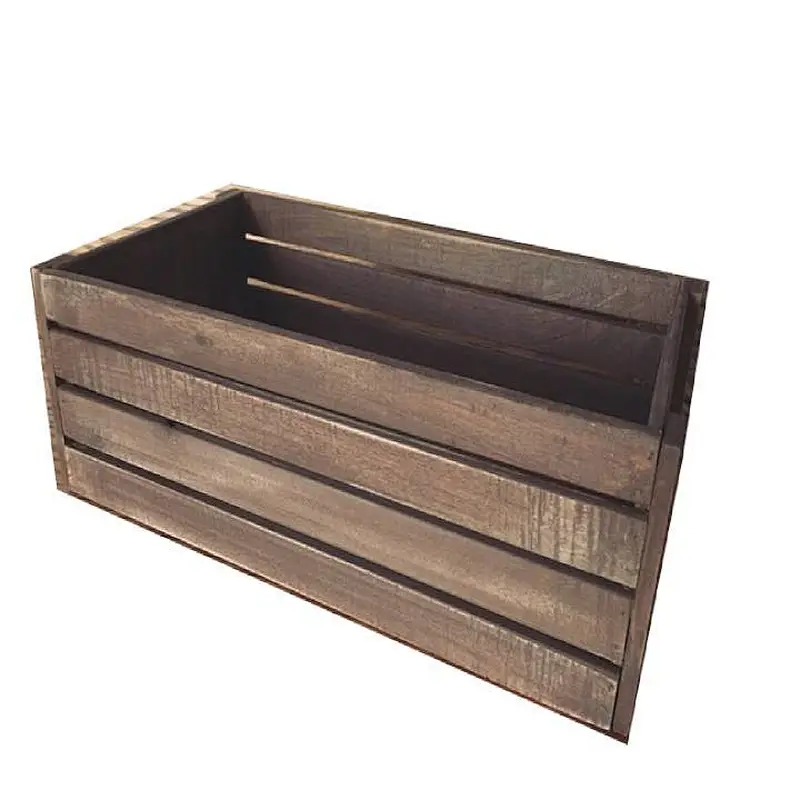 Rustic Wood Crate Table Centerpiece for Fall Decor