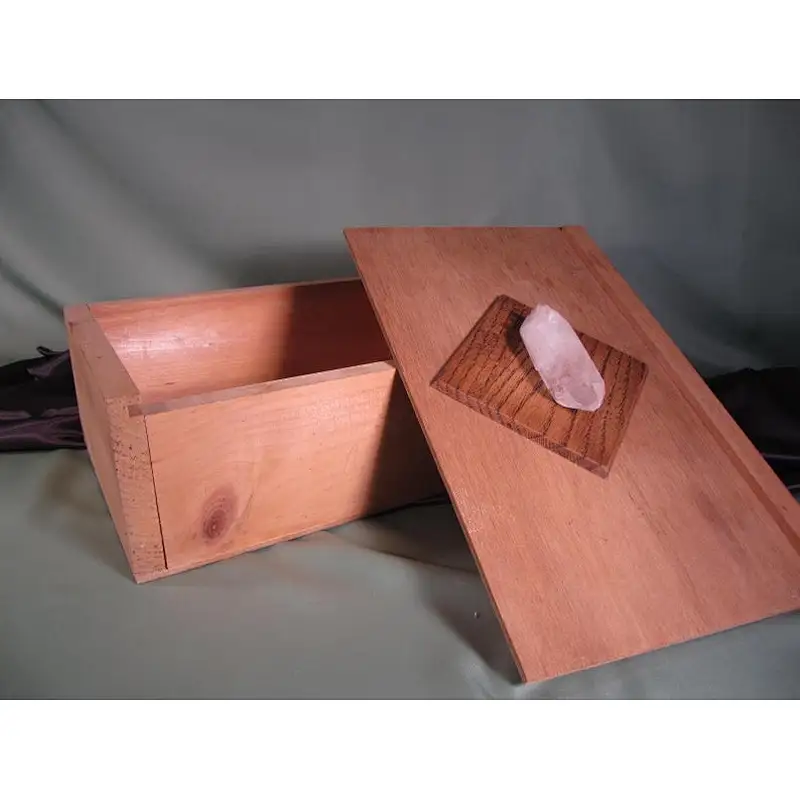 Handmade wooden box wood jewelry box custom logo wooden box for gift