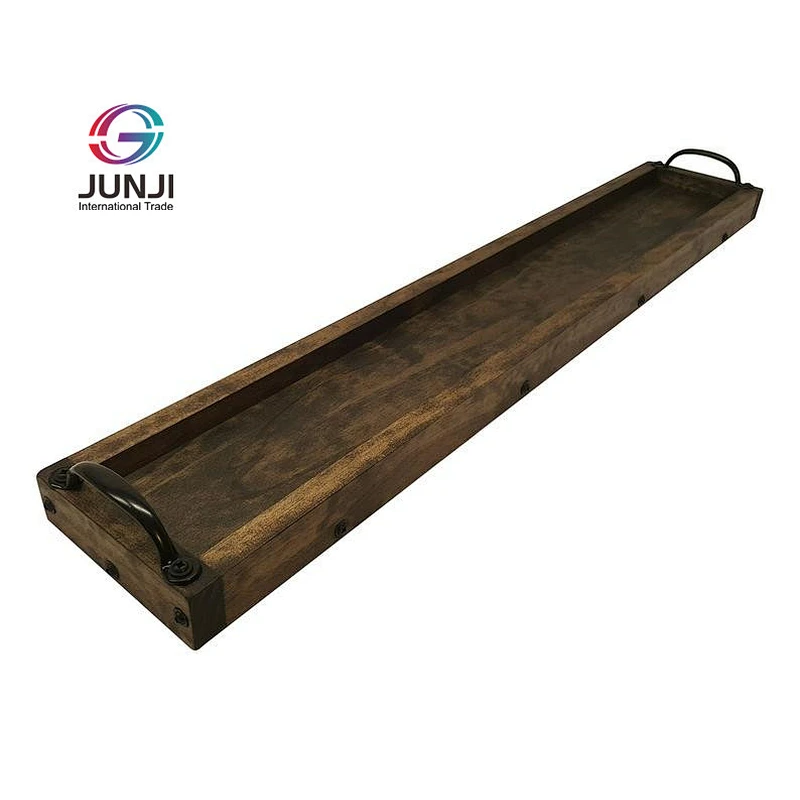 Large Wooden Trays wooden tray with handle wooden ottoman tray