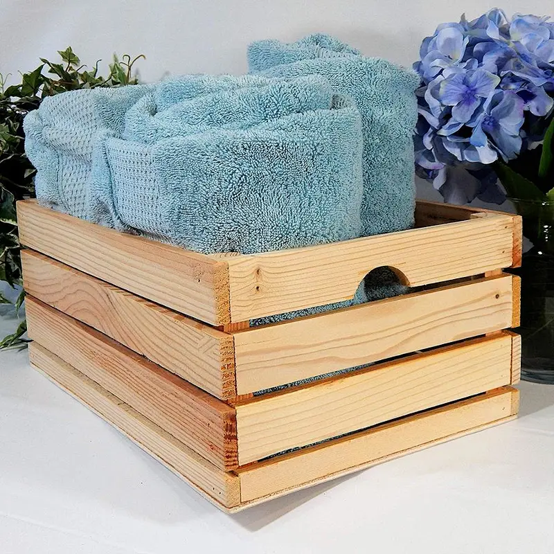 Wood french crate vintage wood crates box wood crate storage