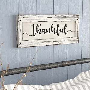 Junji Wood Framed Inspirational Canvas Sign Farmhouse Wall Decor Wholesale
