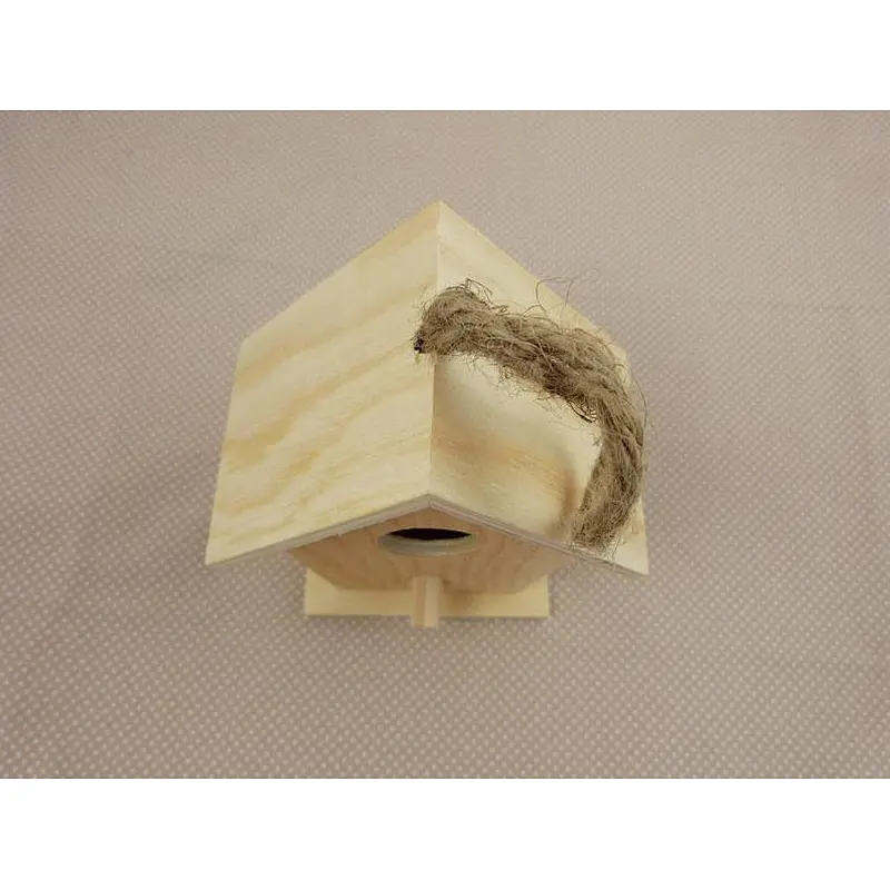 Wooden nest box to decorate or paint