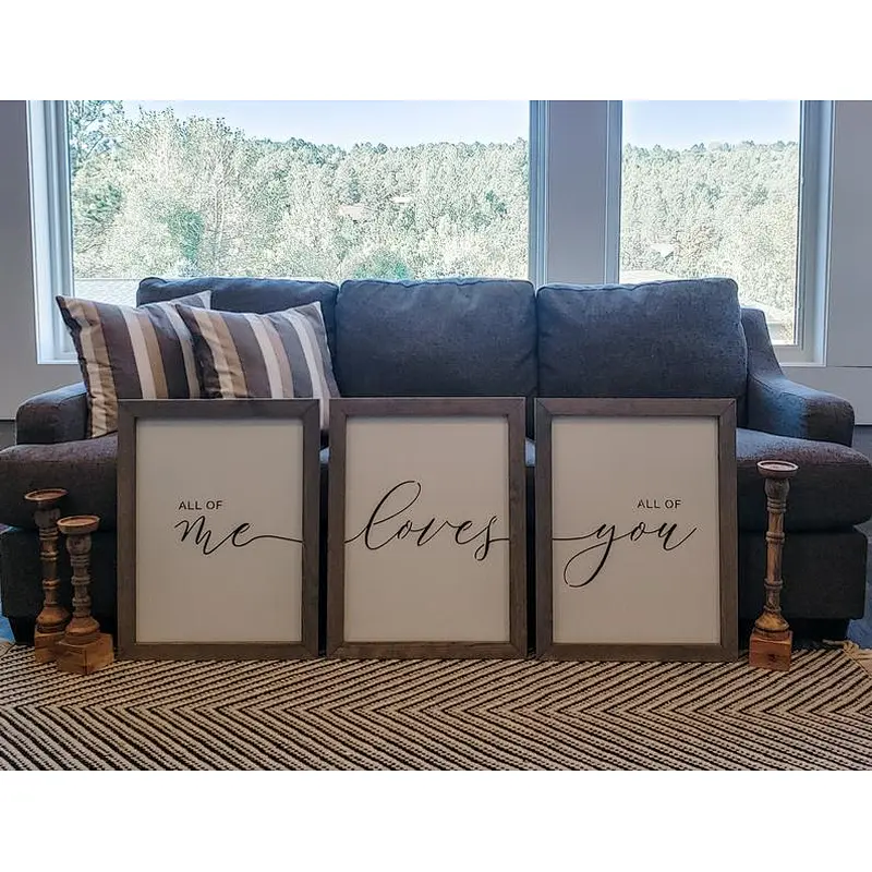 Hot sale Farmhouse Sign Home Decor Gift Custom Sign Custom Living Room Gallery Wall Signs