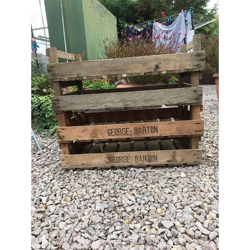 Vintage Antique Rustic Wood Farm Tray Apple Crate Potato Bushel Box & Catchall Valet Tray Wooden Dry Fruit Tray