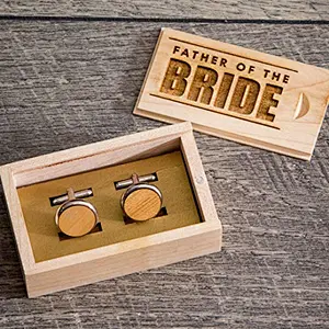 Gift for Dad on Wedding wooden box