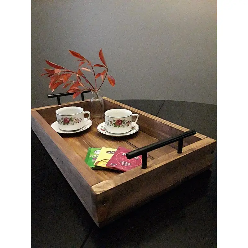 Custom Ottoman Wood Tray baking tray Wooden Trays Ottoman Trays Wood Serving Trays For Dinner Home Use  Fruit Tray