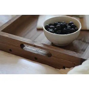 Hot Serving Tray Wood Wooden Tray With Handle Wooden Tray Handle  Wooden Serving Trays Wooden Dry Fruit Tray