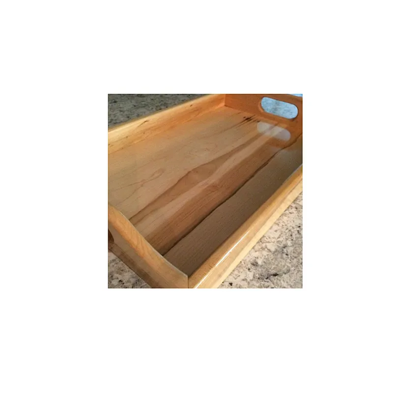 Unfinished Sevring wooden tray Home decor small wooden tray wooden trays for decoration