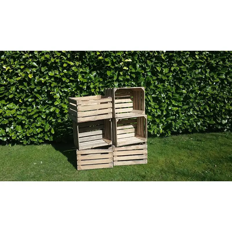 Beautiful Wooden Crates Storage Box Fruit Crates Box Shabby Chic x 1