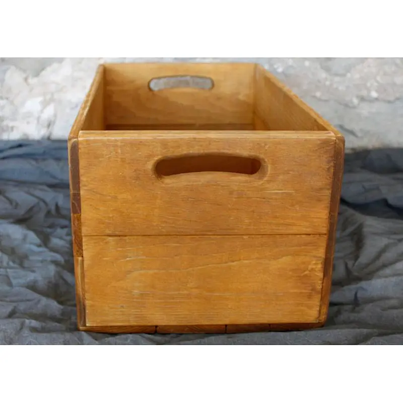 Rustic Vintage  Crate Box For Apple Storage Box
