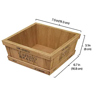 Rustic  Vintage Decorative Tray Storage Display Box Container for Home Wedding Decor Flower Jewelry Organization Wooden Crates