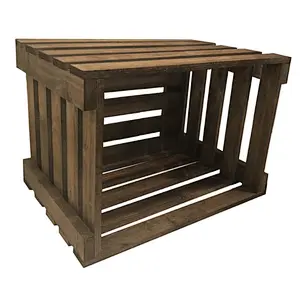 Large Pine Wood Shipping Crates Gift Wood Crate For Sale