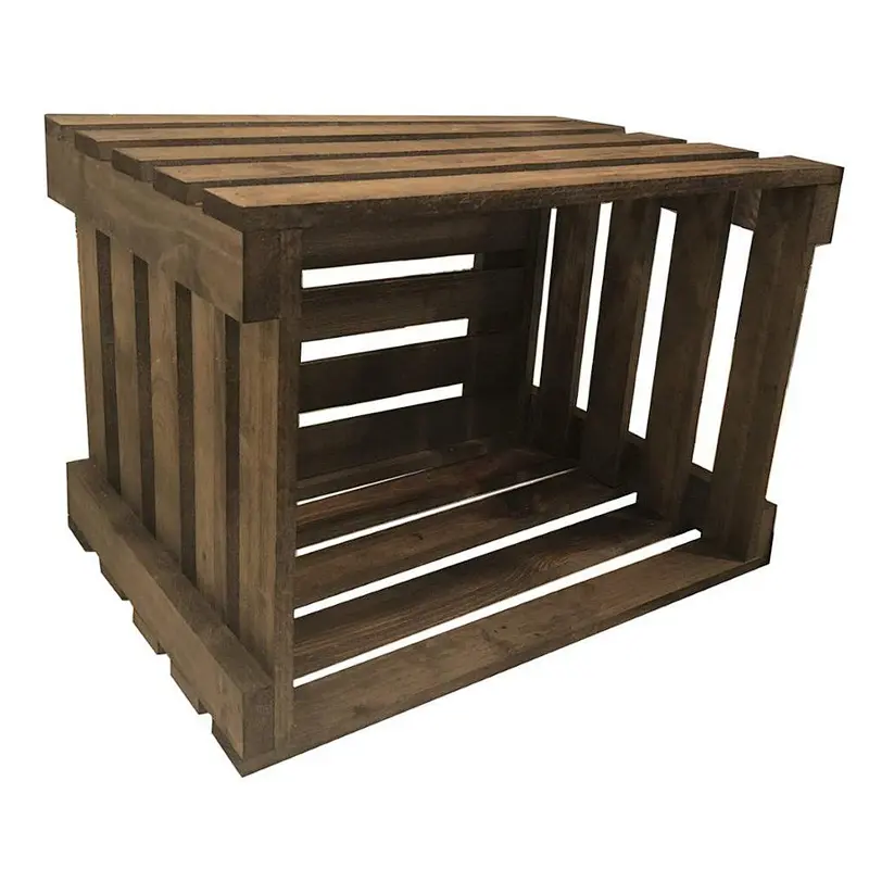 Large Pine Wood Shipping Crates Gift Wood Crate For Sale