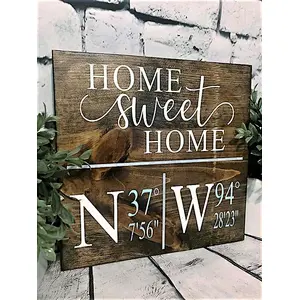 Home decoration walls billboards Wooden sign Welcome sign