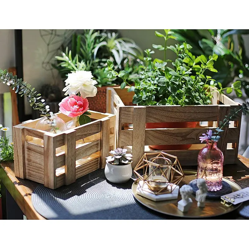 Wooden crates custom fruit crate wood wooden crate box