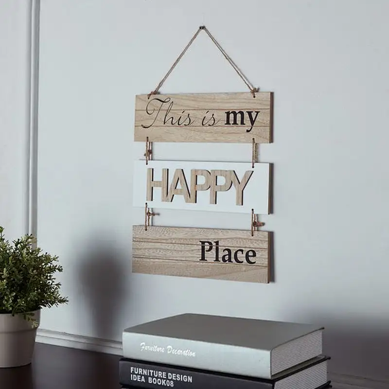 Home decoration walls, billboards,Wooden sign,Sectioned Wooden Wall Plaque