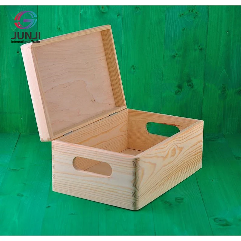 Wood jewelry box custom logo wooden packaging boxes handmade wooden box