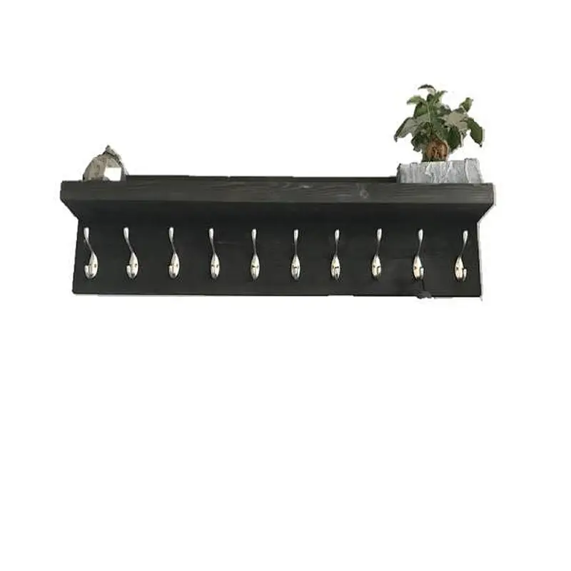 Wall mounted Entryway Coat Rack Shelf for wall mount corner shelves white wall shelf