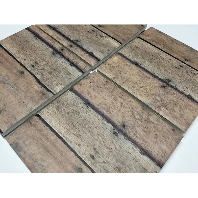 Wood Design Coasters - Wood Decor - Wood Home Decor - Drink Coasters -  Ceramic Coasters -