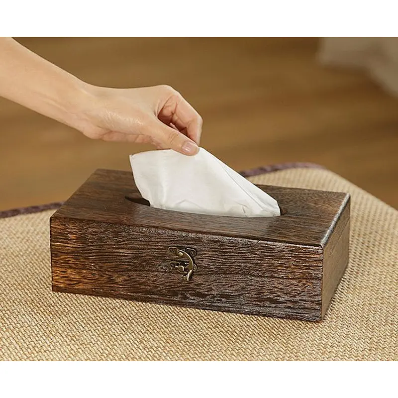 Wooden tissue box cover (Lightweight)