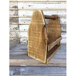 Closeout 12oz 6 Pack Beverage Caddy Beer Totes & Wooden Boxes